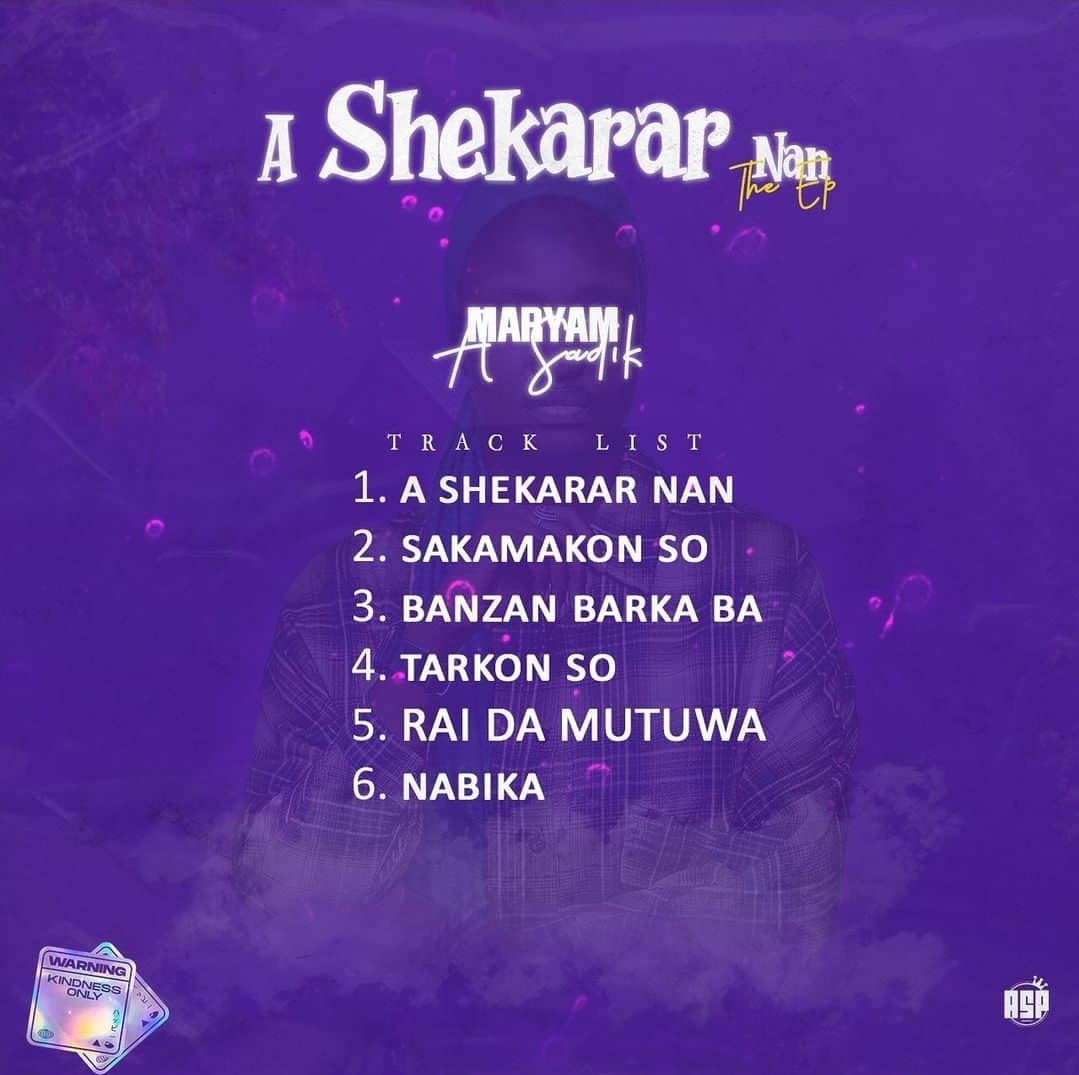 Maryam A Sadik - A Shekarar Nan Ep