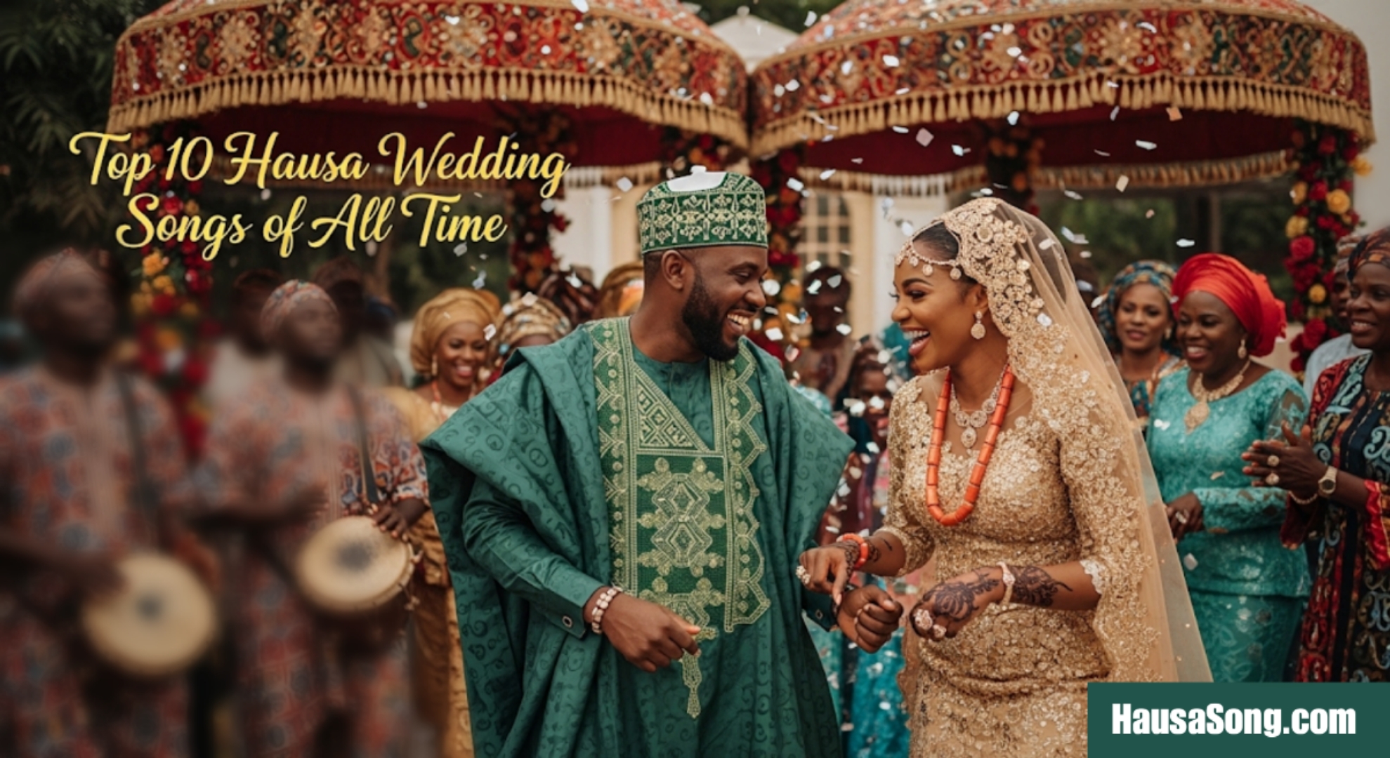 Couples at Hausa Wedding ceremony
