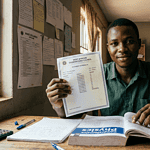 musa holding his waec result ffiejdjf higgb bjkkn nkkkbv hffhjn njhfdfb khff mhfhh